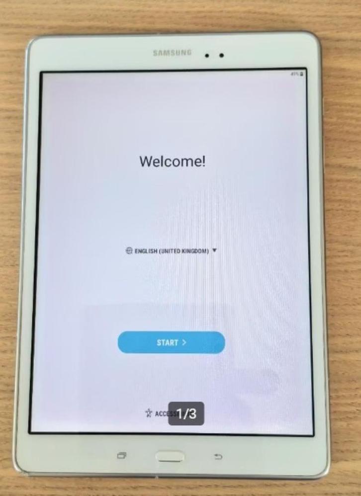 Tablet Galaxy Tab A 9.7, Computers en Software, Android Tablets, Zo goed als nieuw, Wi-Fi, 10 inch, 16 GB, Uitbreidbaar geheugen