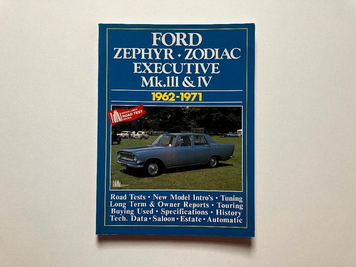 Ford Zephyr & Zodiac Mk III & IV 1962-71 (Brooklands 104 p.), Boeken, Auto's | Boeken, Gelezen, Ford, Ophalen of Verzenden
