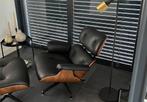 Outlet Lounge Chair en Ottoman XL Walnoot of Palissander, Verzenden