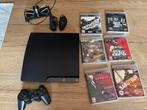 PS3 met games en controller, Ophalen, Zo goed als nieuw, Met games