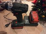 Slagmoersleutel met 2 accu 18v li-power. Merk metabo LT, Ophalen