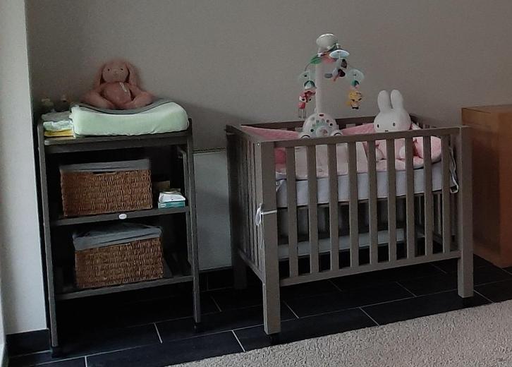 Babypark Bopita + verzorgingstafel Pericles, Kinderen en Baby's, Babyparken, Zo goed als nieuw, Vierkant, In hoogte verstelbaar
