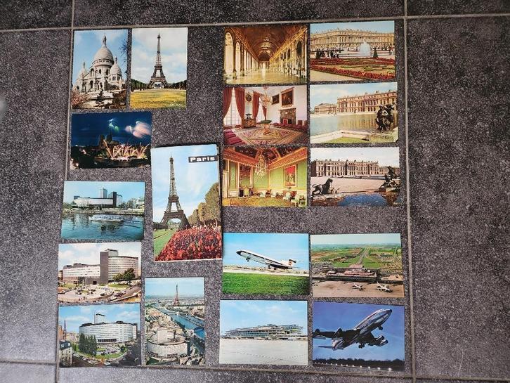 Oude ansichtkaarten en Boek Parijs jaren 60, Verzamelen, Postkaarten | Buitenland, Ongelopen, Frankrijk, 1960 tot 1980, Ophalen of Verzenden