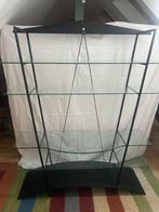 Vintage Mobimetal Glas & Staal Boeken-/TV-kast, Huis en Inrichting, Kasten |Televisiemeubels, Ophalen, Gebruikt, 150 tot 200 cm