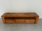 Teak tv meubel, Huis en Inrichting, Ophalen, 150 tot 200 cm, Teakhout, Zo goed als nieuw