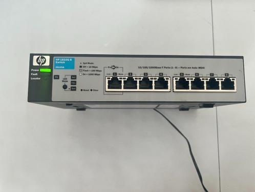 Swith/Commutateur HP 1810g-8 (J9449A), Computers en Software, Netwerk switches, Gebruikt, Ophalen of Verzenden