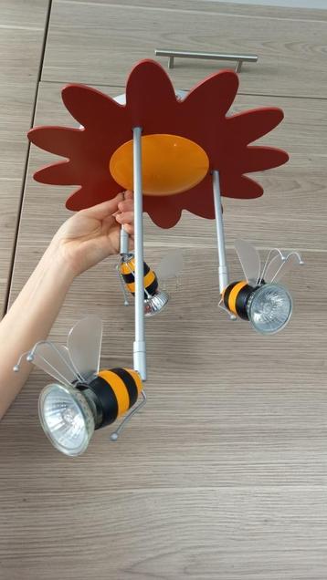 Plafondlamp kinderkamer bloem bijtjes disponible aux enchères