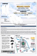 Ticket bruno mars, Tickets & Billets, Deux personnes, Juin, Autres types