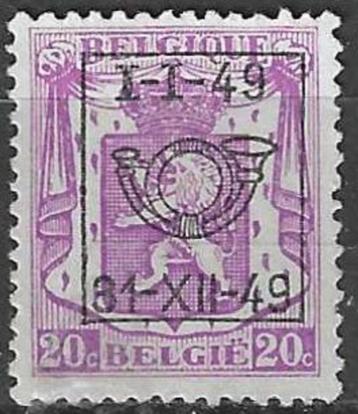Belgie 1949 - OBP 591pre - Opdruk D - 20 c. (ZG) beschikbaar voor biedingen