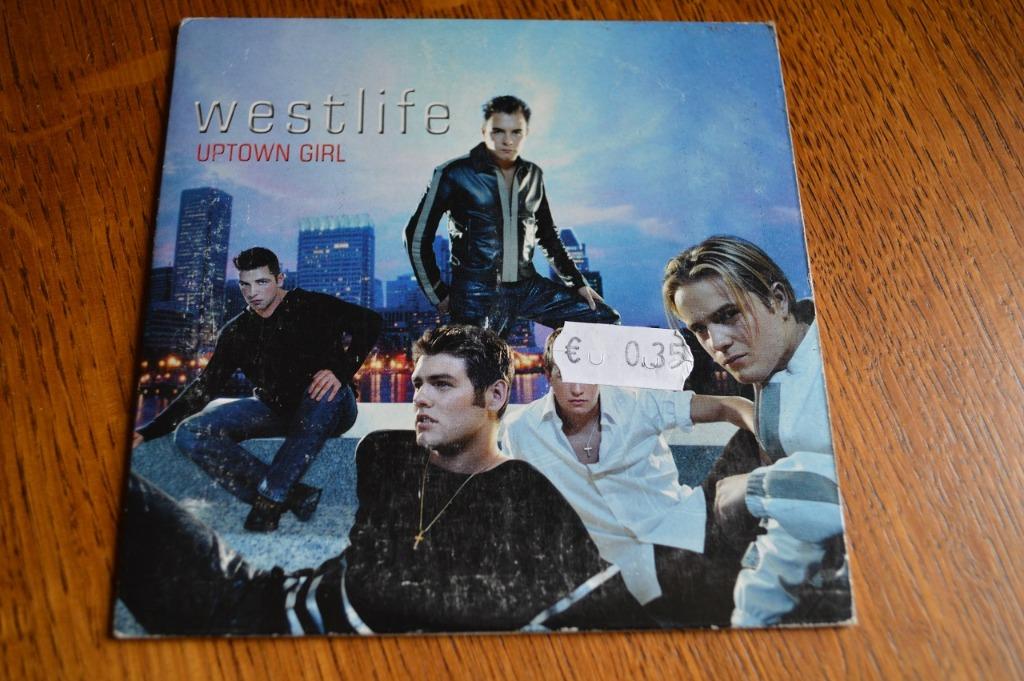 Westlife - Uptown girl/Angels wings, 1 single, Enlèvement ou Envoi, Utilisé, Pop