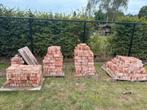 Lot oude Beerse recupstenen, Doe-het-zelf en Bouw, Metselstenen, Ophalen, Nieuw, Bakstenen