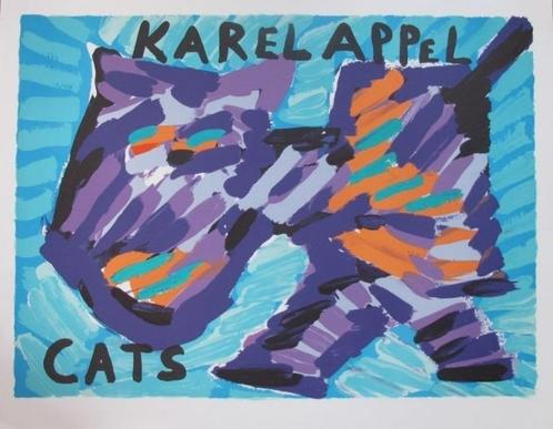 Karel Appel (1921-2006) - Happy Cat, Antiek en Kunst, Kunst | Litho's en Zeefdrukken, Ophalen of Verzenden