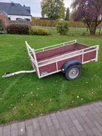 Enkelas aanhangwagen 750 kg, Ophalen, Gebruikt