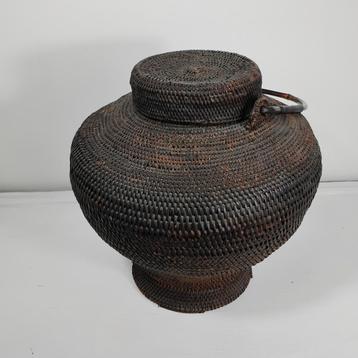 Ifugao mand van geweven rotan „Ublung” (Filipijnen) beschikbaar voor biedingen