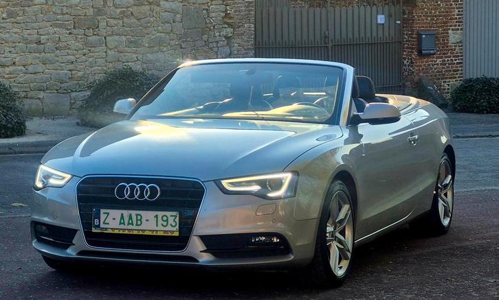 Audi a5 s-line cabriolet 2.0 tdi, Auto's, Audi, Bedrijf, A5, ABS, Adaptive Cruise Control, Airbags, Airconditioning, Alarm, Android Auto