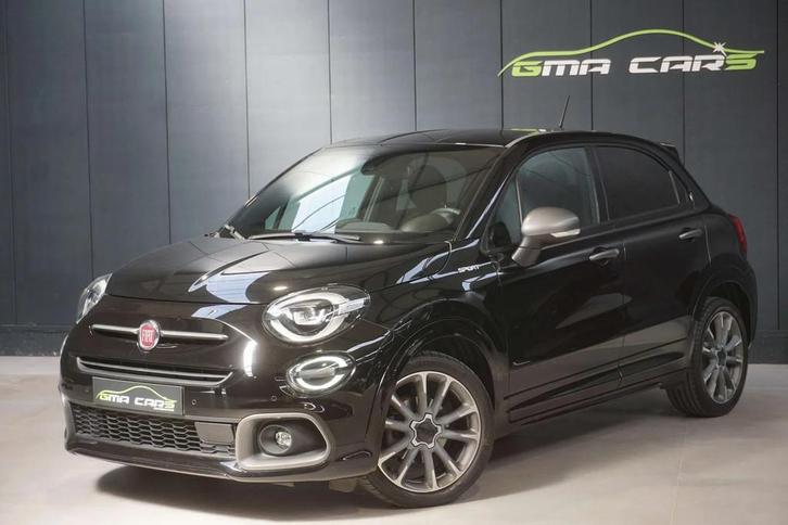 Fiat 500X 1.0i Benzine Sport-Navi-Airco-H.Leder-Cam-Garantie, Auto's, Fiat, Bedrijf, Te koop, 500X, ABS, Achteruitrijcamera, Airbags