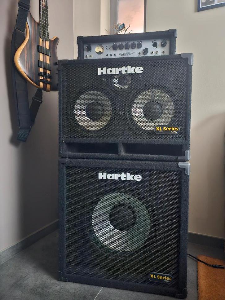 Ampli basse Ashdown MAG300H Evo II + Hartke 2.5XL & 115XL, Musique & Instruments, Amplis | Basse & Guitare, Utilisé, Guitare basse