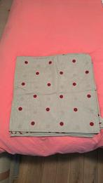 Dekbedovertrek beige met rode bollen, Ophalen of Verzenden, Nieuw, Beige, Dekbedovertrek