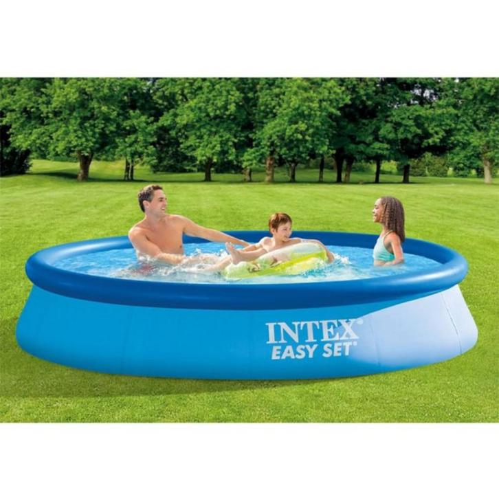 INTEX ZWEMBAD EASY SET 3.66 METER X 91 CM, Tuin en Terras, Zwembaden, Gebruikt, 80 tot 120 cm, 200 tot 400 cm, 300 cm of meer