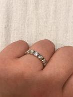 Mooie ring van 925 zilver, Met strass, Dame, Zo goed als nieuw, Zilver