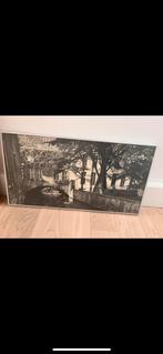 Moderne metalen lijst met zicht Brugge, Antiek en Kunst, Ophalen