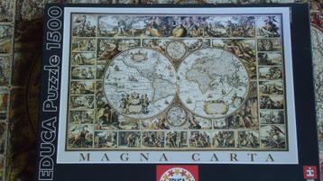 Puzzel 1500 stuks - Magna Carta beschikbaar voor biedingen