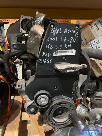 OPEL ASTRA G 1.6 8V motoblok motor Z16SE  beschikbaar voor biedingen