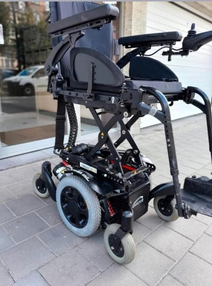 Quickie Salsa elektrische rolstoel voor scootmobielen, Diversen, Rolstoelen, Zo goed als nieuw, Elektrische rolstoel, Ophalen of Verzenden