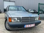 Mercedes  190E  2.5  Turbo Diesel  Automaat 1989  254Dkm, Auto's, Mercedes-Benz, 5 deurs, Blauw, Zilver of Grijs, Airbags