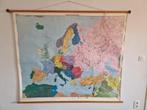 Vintage Oude landkaart "Europa staatskundig", Antiek en Kunst, Ophalen
