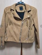 Blazer Daim Mi Saison a franges taille 42, Yessica, Brun, Envoi, Taille 42/44 (L)