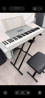 Casio LK-280 - met zelfleerfunctie - standaard en pianostoel, Muziek en Instrumenten, Ophalen, Casio, 61 toetsen, Zo goed als nieuw