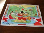 2 sets de table, 1 Mickey, 1 Pluto, signé Disney, vintage, Ophalen of Verzenden, Zo goed als nieuw
