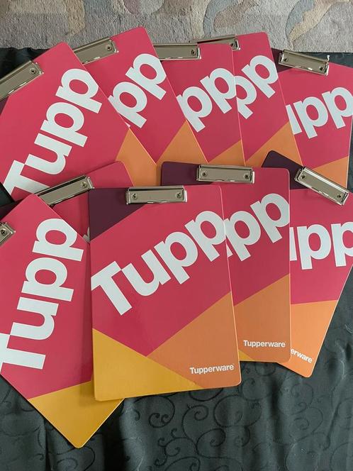 Clipborden Tupperware, Hobby en Vrije tijd, Cursusmateriaal, Zo goed als nieuw, Ophalen of Verzenden