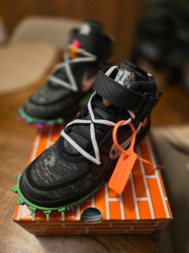 Nike Air Force 1 Mid "Off-White", Vêtements | Femmes, Chaussures, Neuf, Sneakers et Baskets, Noir, Enlèvement