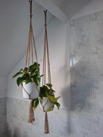 Macrame hangers met pot en hangplanten, Huis en Inrichting, Ophalen of Verzenden