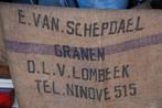 Oude jutten Zak - Granen E. Van Schepdael - O.L.V. Lombeek, Ophalen of Verzenden, Gebruikt