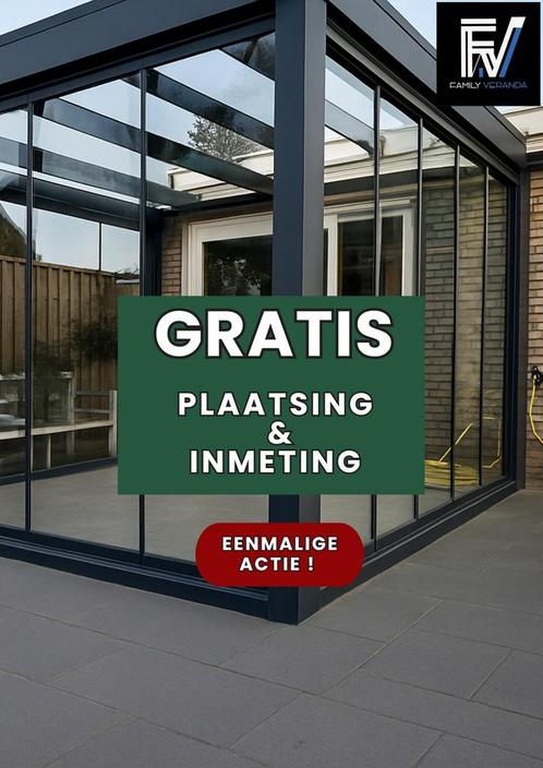 Veranda,overkapping, Actie Gratis Plaatsing & inmeting, Tuin en Terras, Overkappingen, Veranda, Ophalen of Verzenden