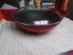 NIEUWE GEËMAILLEERDE GIETIJZEREN BRAADPAN, Ophalen, Zo goed als nieuw, Gietijzer, Wok