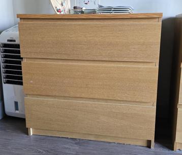 Commode ikea 3 tiroirs, 3 ou 4 tiroirs, 25 à 50 cm, Moins de 100 cm, Comme neuf