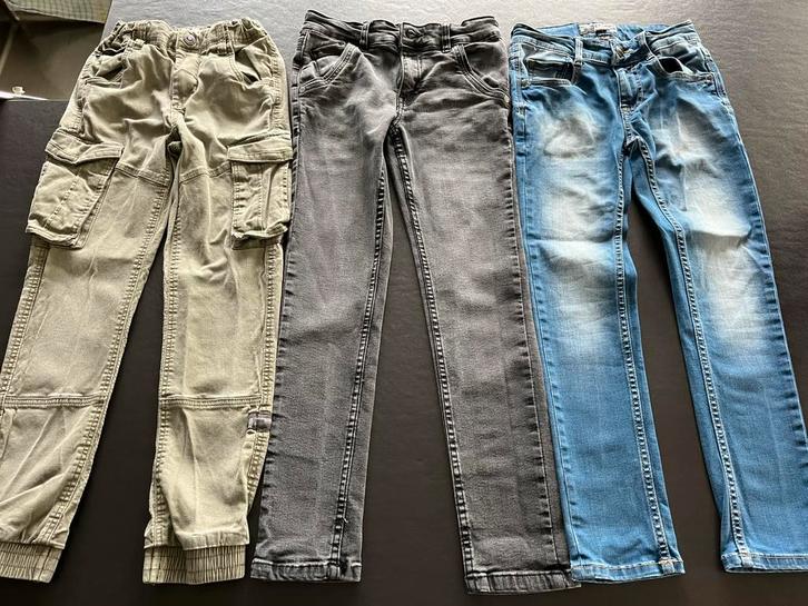 3 broeken voor jongen maat 128, Kinderen en Baby's, Kinderkleding | Maat 128, Zo goed als nieuw, Jongen, Broek, Ophalen of Verzenden