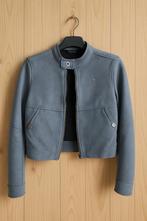 G RAW blauwgrijs suède jack, G RAW, Blauw, Ophalen of Verzenden, Zo goed als nieuw