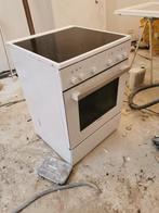 elektrisch vuur 60 cm vitrokeramische plaat en oven, Elektronische apparatuur, Ovens, Ophalen, Gebruikt, Oven, 60 cm of meer