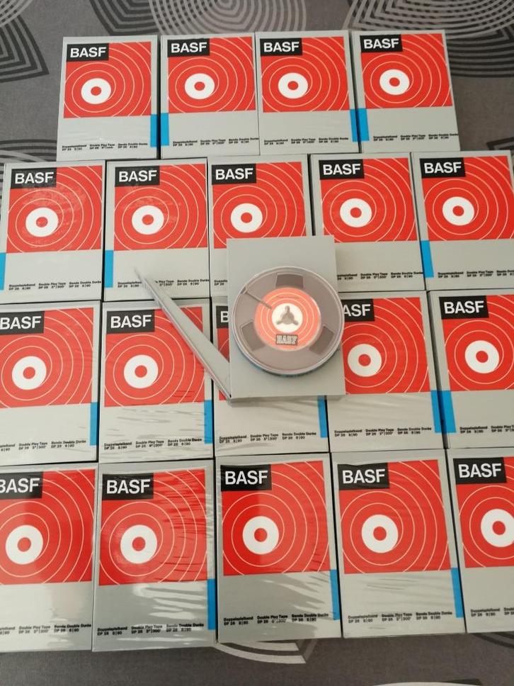 20XBASF LGS 26 3"/300 en 10XBASF LGS26 4''/600' in blister, Audio, Tv en Foto, Bandrecorder, Ophalen of Verzenden