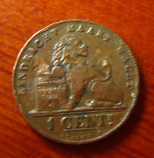 BELGISCHE munt van 1 cent - Leopold II - 1902, Postzegels en Munten, Munten | België, Losse munt, Overig, Verzenden