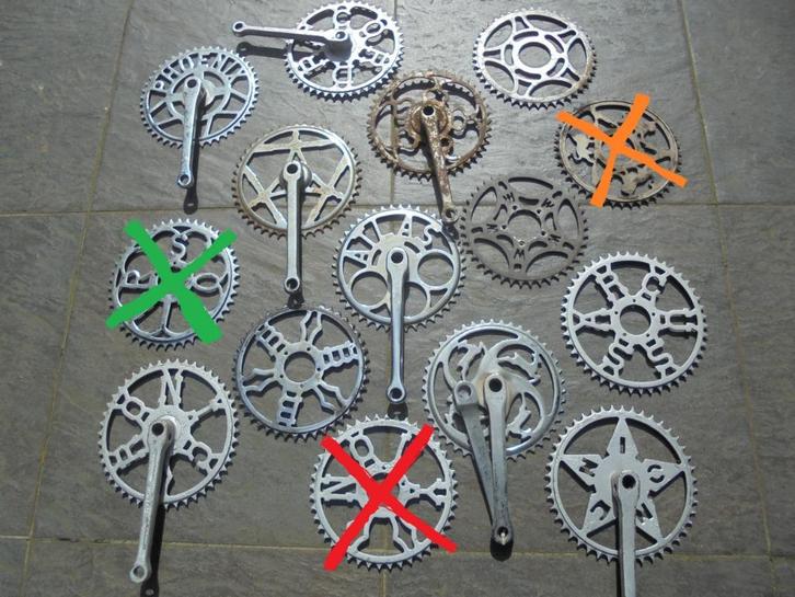 verschillende oude fiets tandwielen te ruil oldtimer antiek, Fietsen en Brommers, Fietsen | Oldtimers, Ophalen of Verzenden