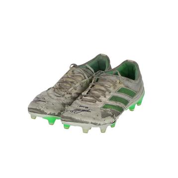 Matchworn gesigneerde voetbalschoenen Bodi Brusselers beschikbaar voor biedingen