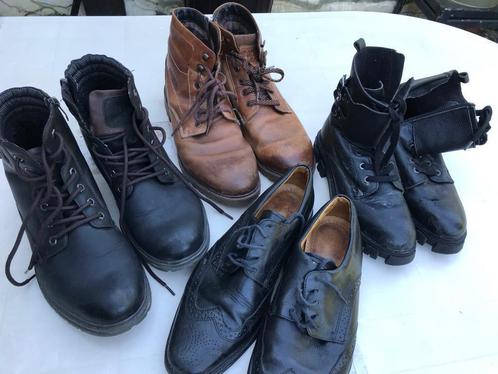 Lot de chaussure et bottillon (4 paires)., Kleding | Heren, Schoenen, Gedragen, Overige typen, Zwart, Ophalen of Verzenden