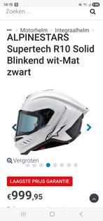 Alpinstars supertech r10 wit. Nu 550€. Nieuwpr 999€, Motoren, Ophalen of Verzenden