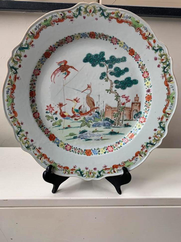 Antiek Chinees bord, Antiek en Kunst, Antiek | Wandborden en Tegels, Ophalen